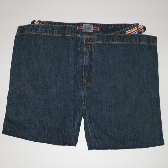 Levi Strauss Girls Denim Capris Side Tab Low Rise Relaxed Fit NWT - Picture 2 of 7